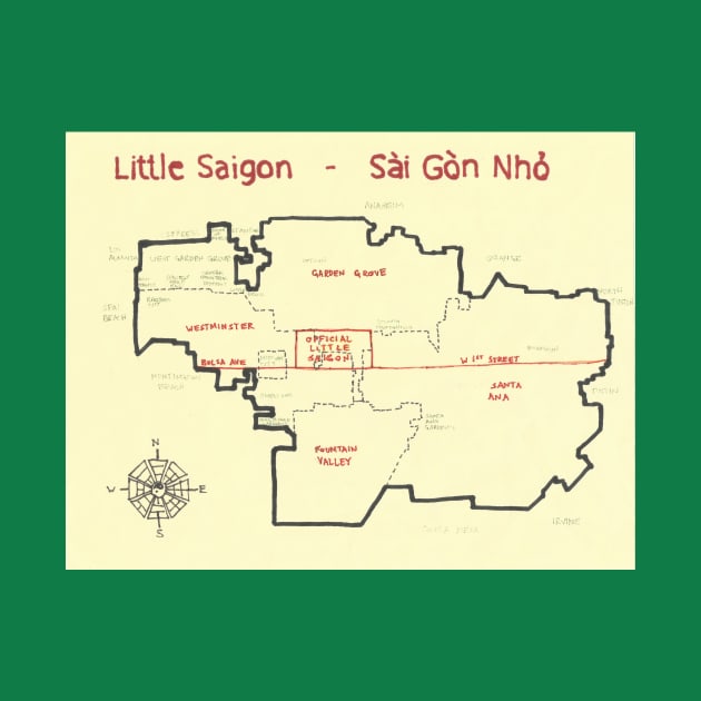 Little Saigon by PendersleighAndSonsCartography