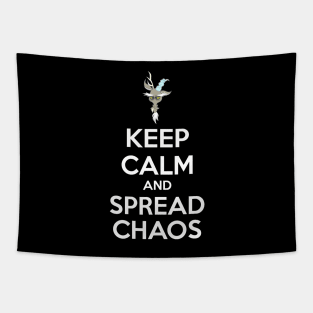 Keep calm and spread chaos Tapestry