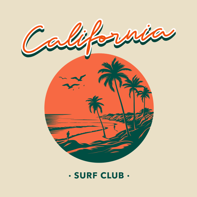 California Surf Club by Tip Top Tee's