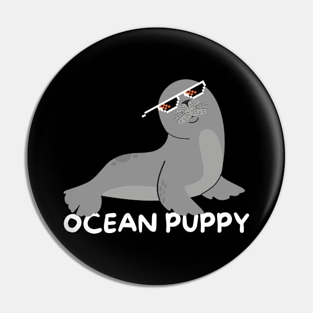 Sea Lion Ocean Puppy Pin by Teewyld