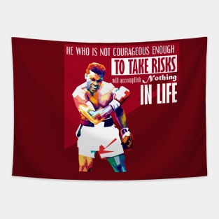 Muhammad Ali Quote Tapestry