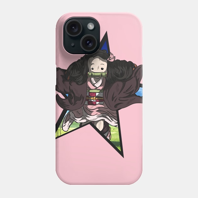 Nezuko_Small_Form_Tee Phone Case by vampskills2n