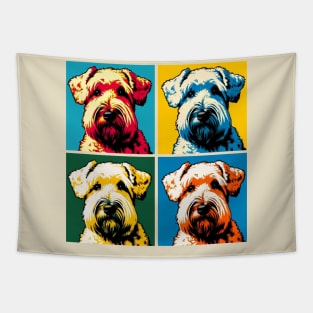 Soft Coated Wheaten Terrier Pop Art - Dog Lovers Tapestry