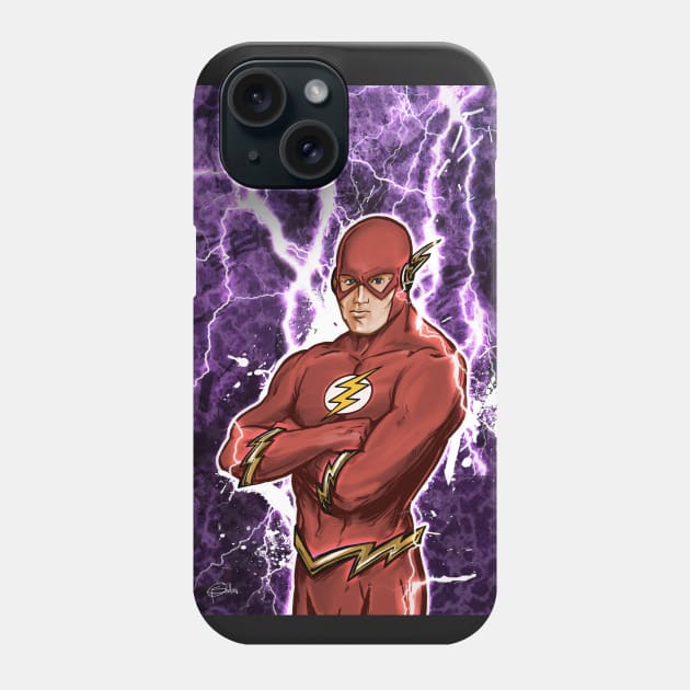 Fastest Man Alive Phone Case by PatrickScullin