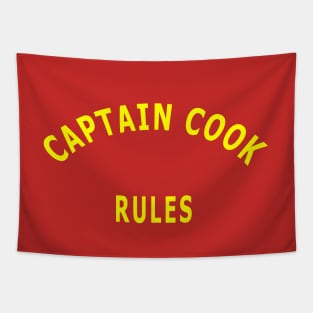 Captain Cook Rules Tapestry