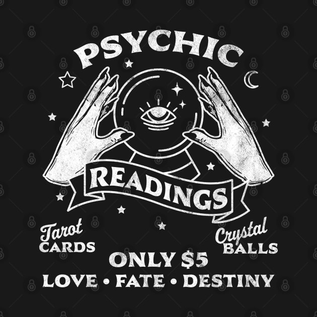 Fortune Teller Psychic Readings Tarot Crystal Ball Vintage by OrangeMonkeyArt
