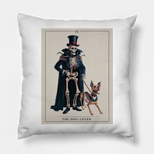 Funny Tarot Card : The Dog Lover Pillow