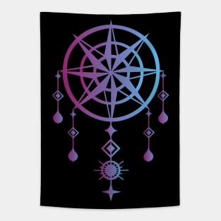 Wind rose and dream mandala Tapestry