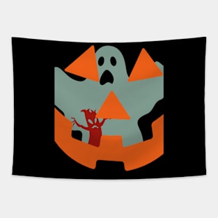 Ghost Halloween Tapestry