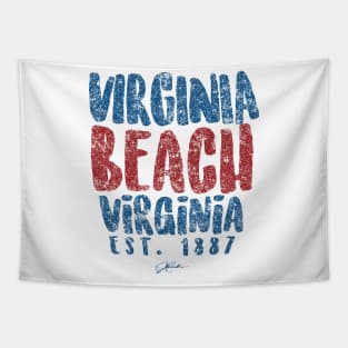 Virginia Beach, Virginia, Est. 1887 Tapestry