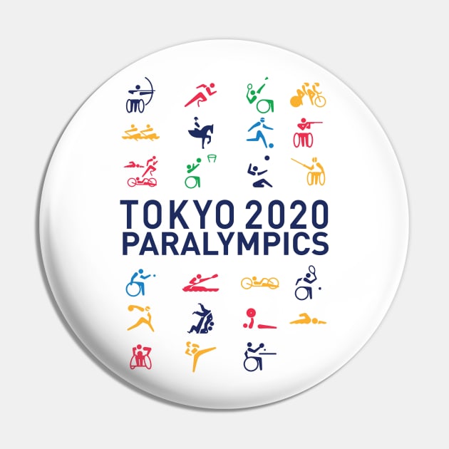 Tokyo 2020 Paralympics Games pictograms Pin by Aldebaran