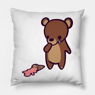 Grizzly Ice Cream Accident Pillow