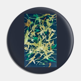 Splatter (Yellow Green) Pin