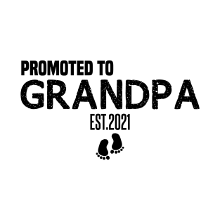 promoted to grandpa 2021 T-Shirt