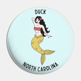 Duck North Carolina Mermaid Pin