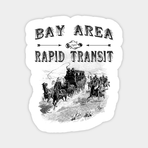 Bay Area Rapid Transit 1911 Magnet by mikelcal