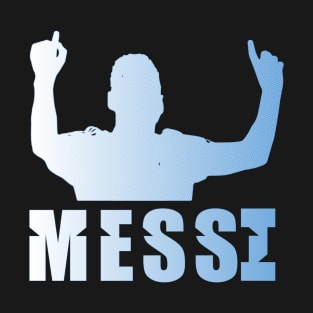 Messi (blue halftones) T-Shirt