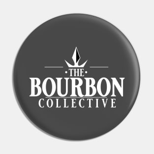 The Bourbon Collective Original Logo - White Text Pin