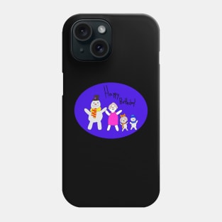 frosty family Phone Case