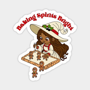Baking Spirits Bright Witch Magnet