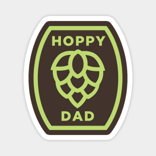 Hoppy Dad - Beer Drinking Magnet