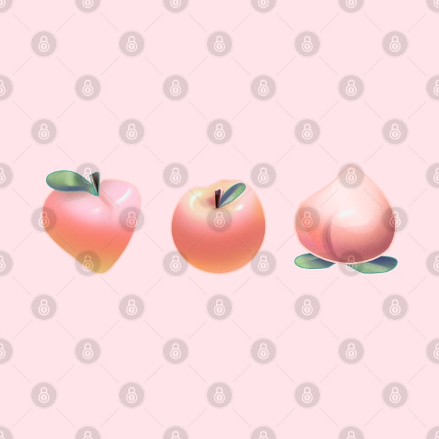 Peach Set by evumango