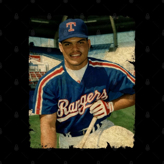 Pudge Rodriguez in Texas Rangers by PESTA PORA