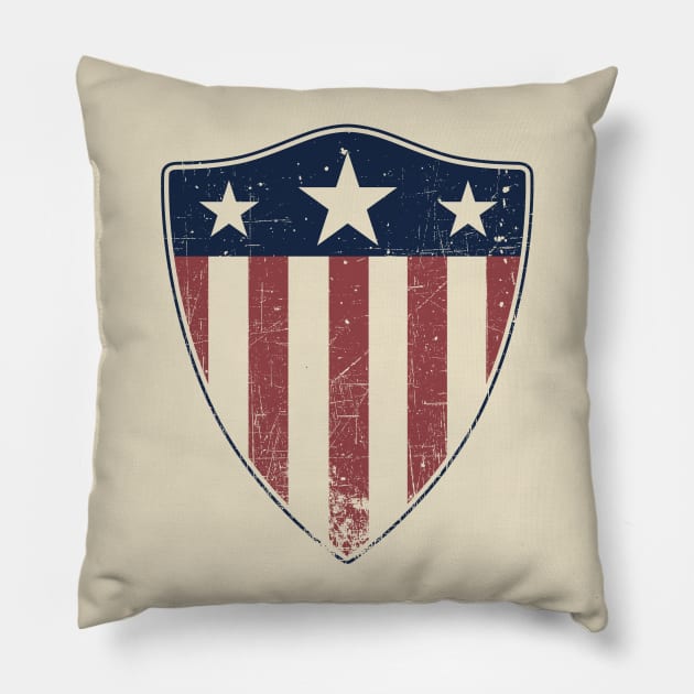 American shield Pillow by spicytees