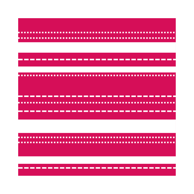 Pink and White striped pattern by Annka47