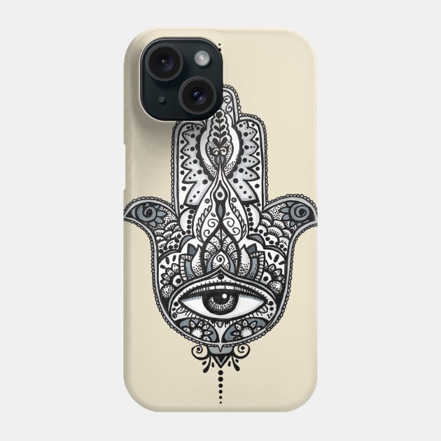 HAMSA Spiritual Design Phone Case by Cre8tiveSpirit