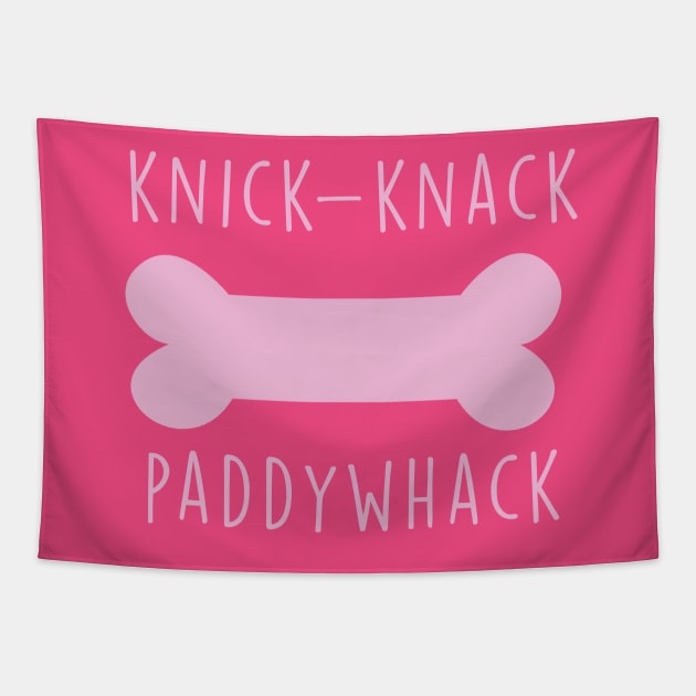 Knick-Knack Paddywhack Give A Dog A Bone Tapestry by JakeRhodes