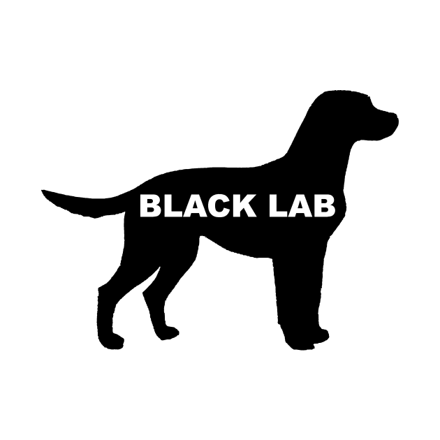 Labrador retriever black name silhouette by Wanderingangel