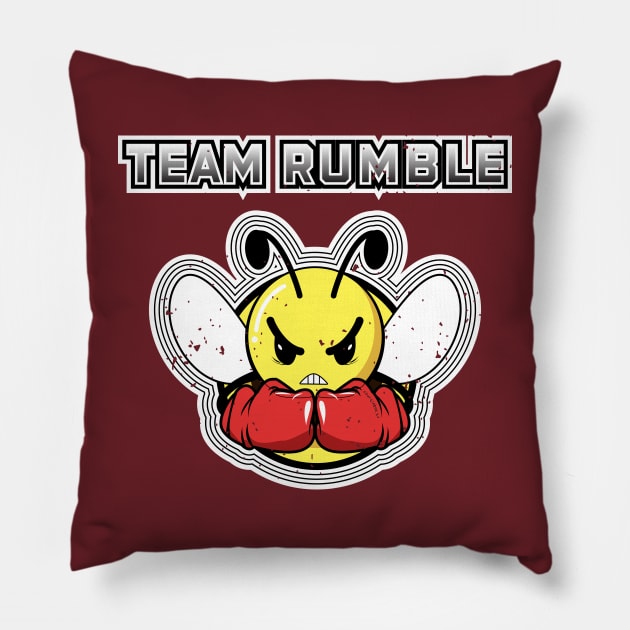 Team Rumble Pillow by Swarm Store