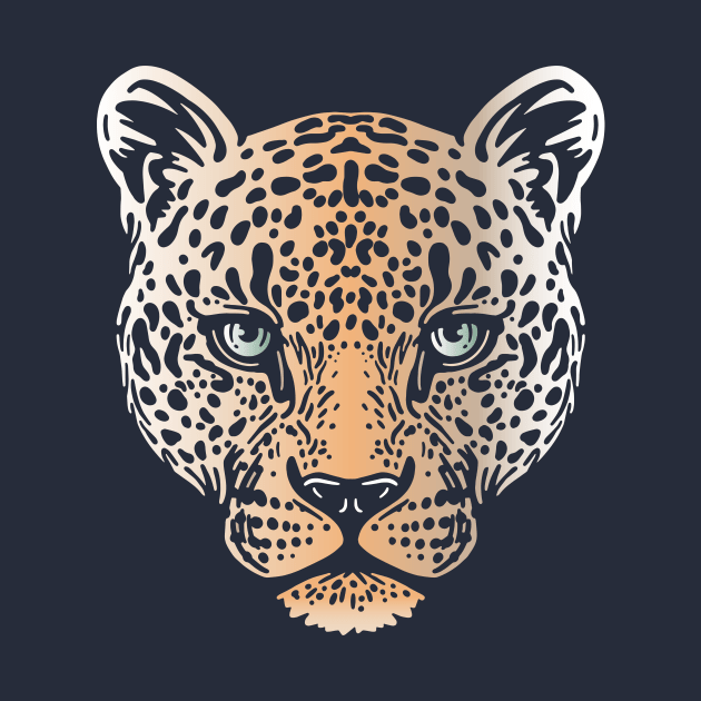 Leopard Face by JunkyDotCom