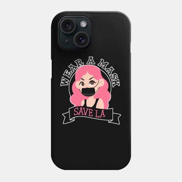 Save Los Angeles Phone Case by Rockadeadly