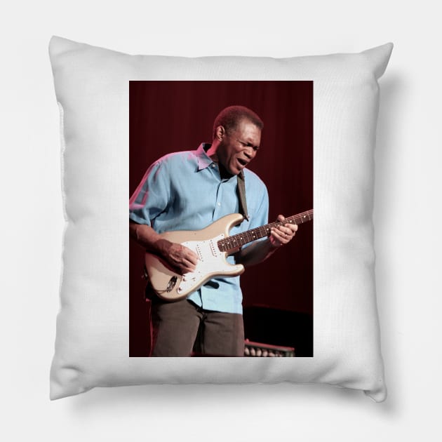 Robert Cray Photograph Pillow by Concert Photos