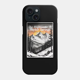 The Highlands at harbor springs ski Michigan Phone Case