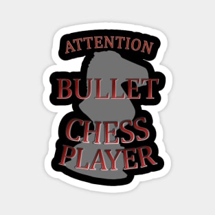 bullet chess player Magnet