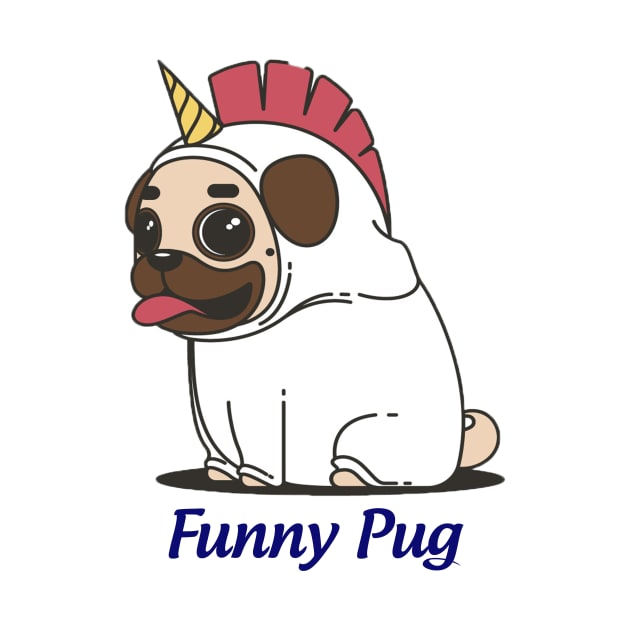 funny pug by This is store