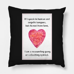 Valentine's Love Quote - Corinthians Pillow