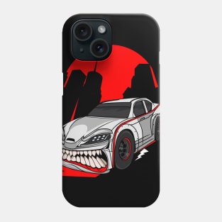 White speed monster car Phone Case