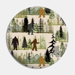 Bigfoot in the Pines Pin