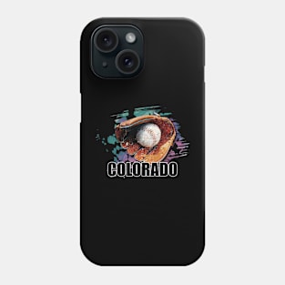 Retro Proud Team Name Colorado Classic Style Baseball Phone Case