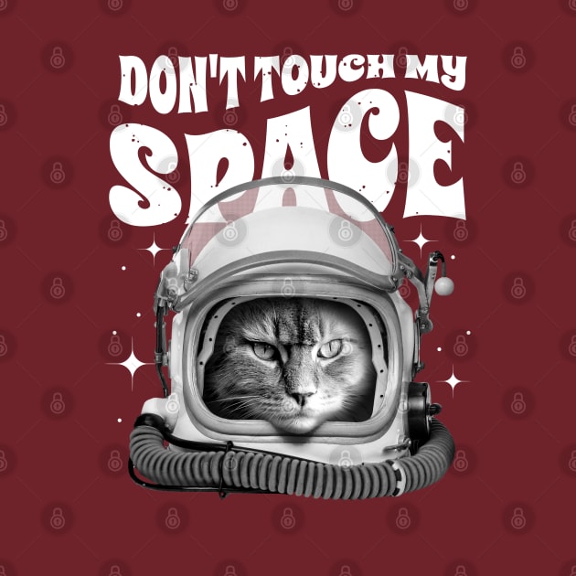 Astronaut space cat by TeeTempest