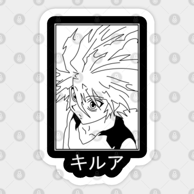 Anime Hunter X Hunter Killua Zoldyck Killua Hunter X Hunter Sticker Teepublic