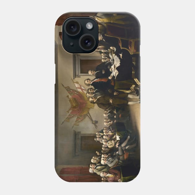 Signing The Declaration Of Independence Phone Case by warishellstore