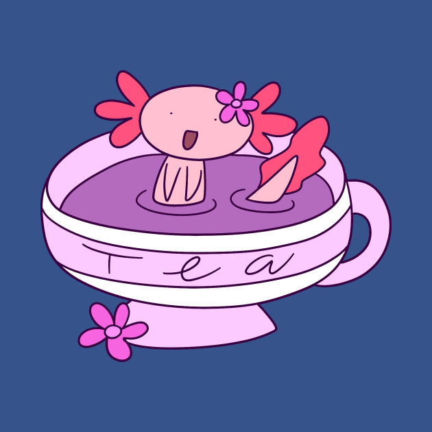 Axolotl Tea by saradaboru