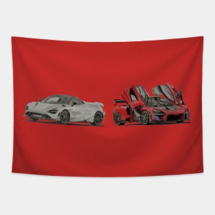 Automobiles Tapestry