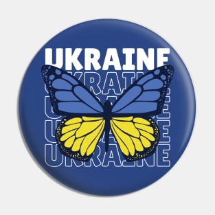 I Love Ukraine // Ukraine Flag // Ukrainian Pride Pin