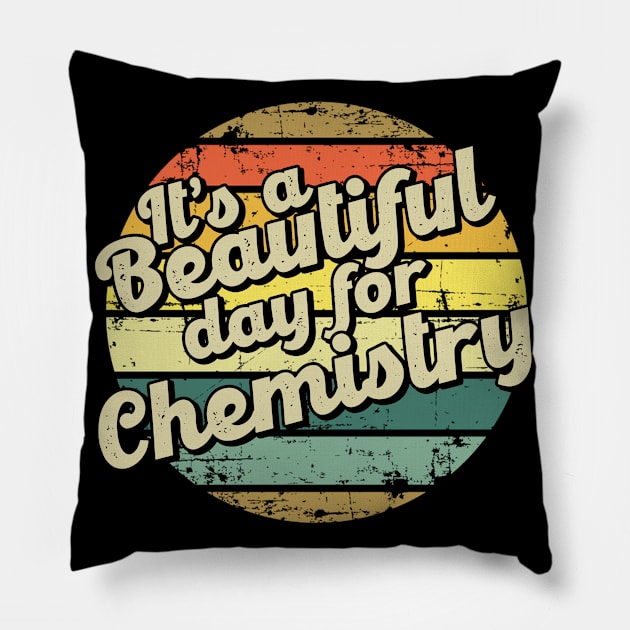 Chemistry gift for chemist. Perfect present for mother dad friend him or her Pillow by SerenityByAlex